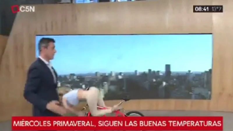 Grave accidente en el estudio de C5N
