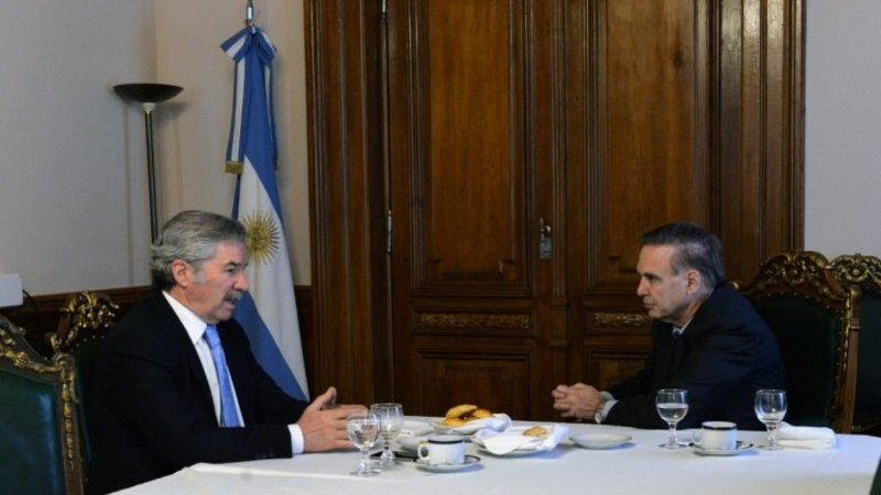 Encuentro peronista: Felipe Solá se reunió con Miguel Ángel Pichetto