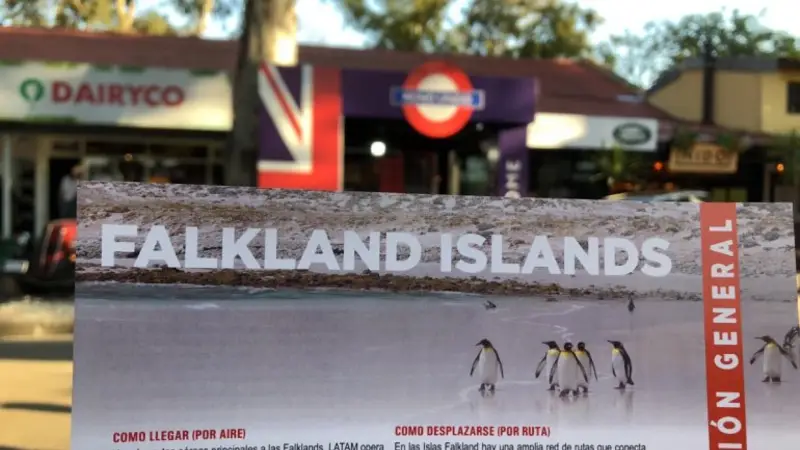 Una expo rural en Uruguay considera a Inglaterra como dueña de las Malvinas