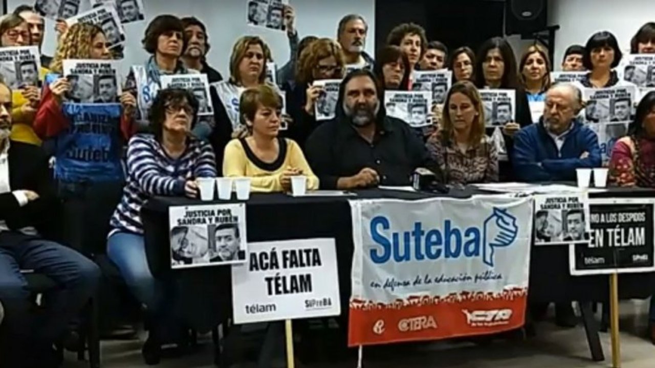 Suteba responsabilizó al Gobierno por el secuestro y tortura de la maestra de Moreno