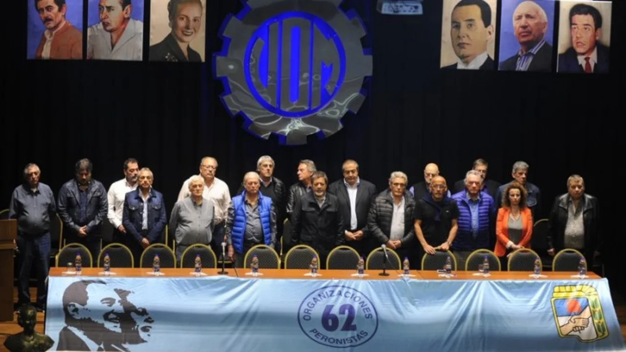 Gremios peronistas recuperaron la conducción de las 62 Organizaciones