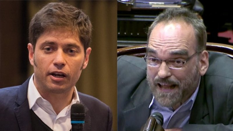 Kicillof se cansó de Fernando Iglesias: "Hágalo por Twitter"