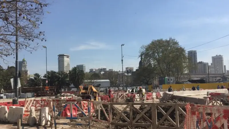 Quejas y malhumor en Comodoro Py por las obras en Retiro Quejas y malhumor en Comodoro Py por las obras en Retiro