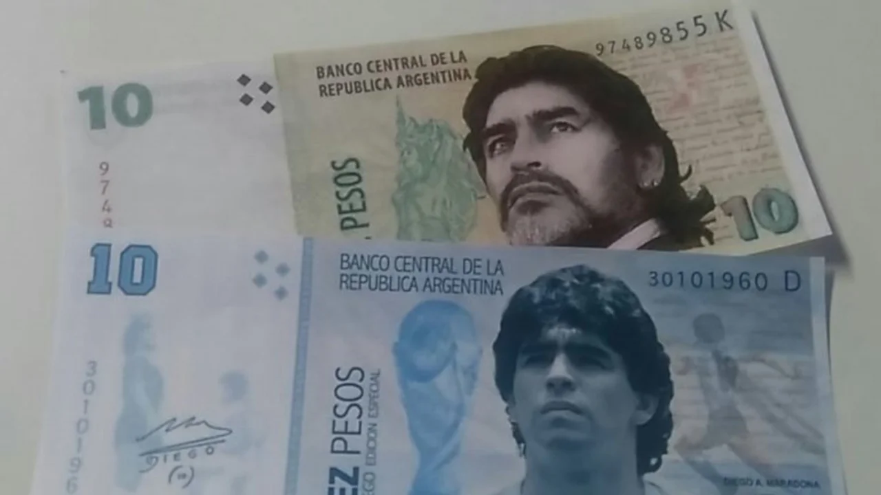 El día que el nuevo presidente del Banco Central pidió un billete con la cara de Maradona