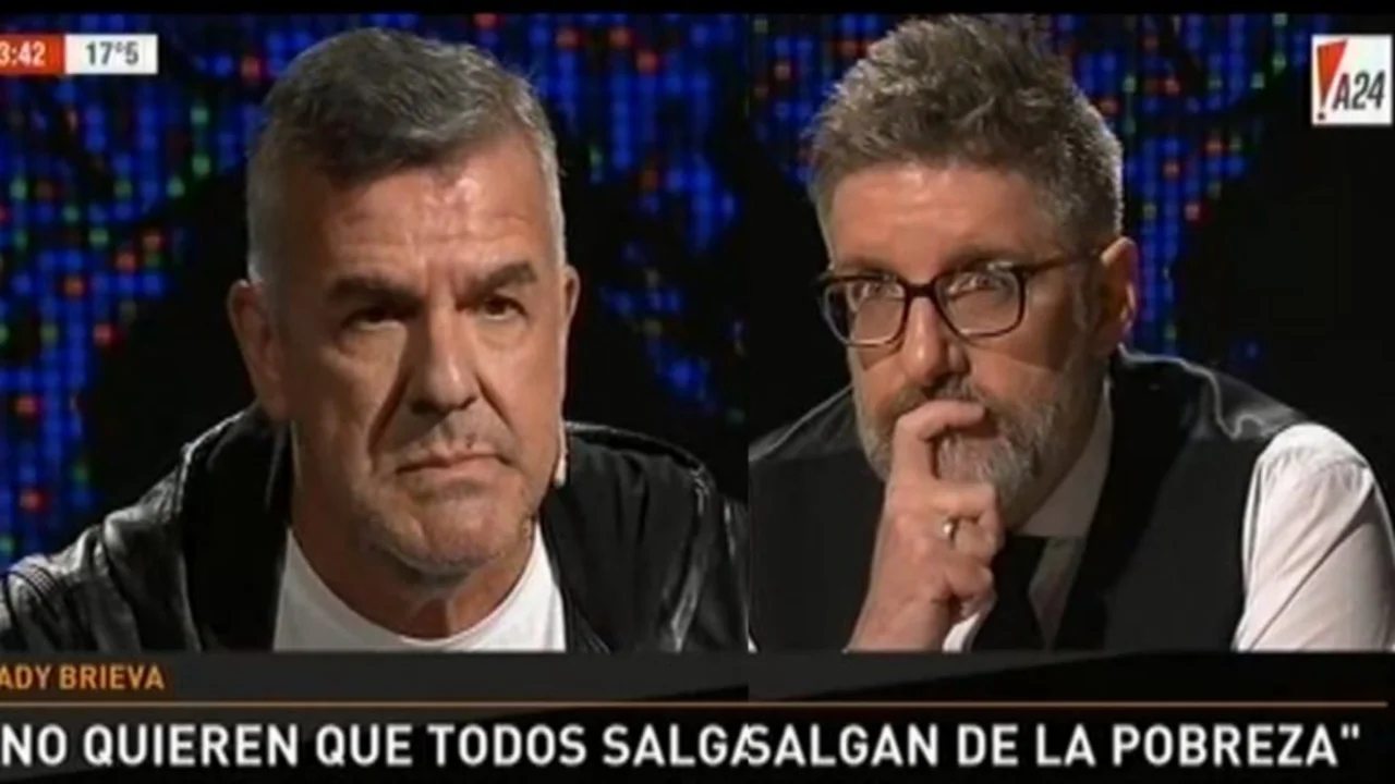 Impactante: Dady Brieva hizo reflexionar a Luis Novaresio sobre la pobreza