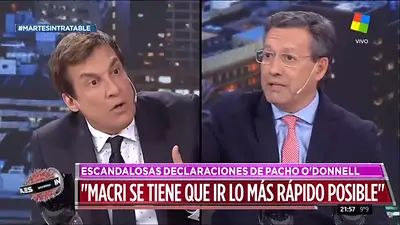 Intratables: Paulo Vilouta pidió adelantar las elecciones y enfureció a Ceferino Reato Intratables: Paulo Vilouta pidió adelantar las elecciones y enfureció a Ceferino Reato