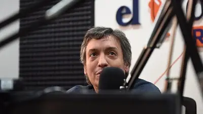 Máximo Kirchner en el primer programa de El Destape Radio Máximo Kirchner en el primer programa de El Destape Radio