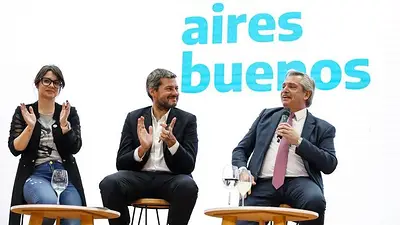Alberto Fernández y Matías Lammens relanzaron la campaña en la Ciudad de Buenos Aires Alberto Fernández y Matías Lammens relanzaron la campaña en la Ciudad de Buenos Aires