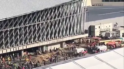Tragedia en Ezeiza: Aeropuertos Argentina 2000 rompió el silencio por el derrumbe en el que murió un obrero Tragedia en Ezeiza: Aeropuertos Argentina 2000 rompió el silencio por el derrumbe en el que murió un obrero