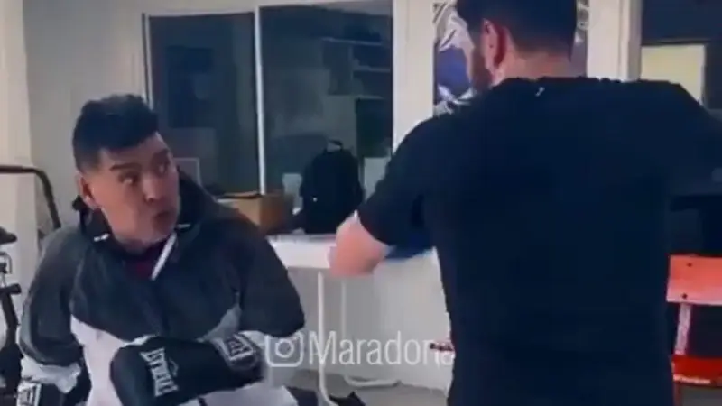 El "nuevo" Diego: Maradona mostró en un video parte de su estricto entrenamiento El "nuevo" Diego: Maradona mostró en un video parte de su estricto entrenamiento