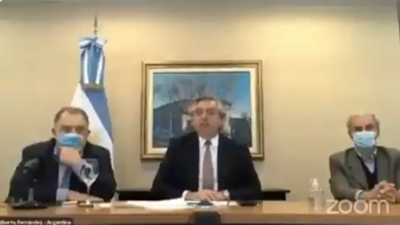 El Zoom "Frentetodismo al palo" de Alberto: "Después de la pandemia vamos a hacer un banderazo"