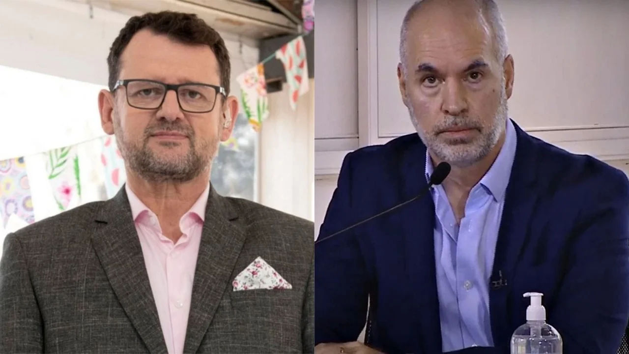 Christophe y Horacio Rodríguez Larreta