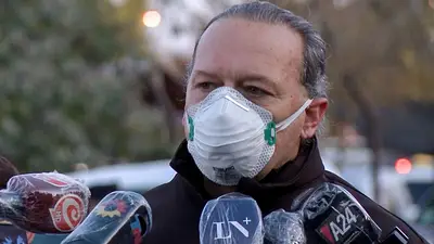 Berni denunció que había barrabravas en la protesta de la Policía Bonaerense Berni denunció que había barrabravas en la protesta de la Policía Bonaerense