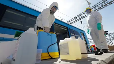 Transporte público: prueban un nuevo producto contra el coronavirus "made in Argentina" Transporte público: prueban un nuevo producto contra el coronavirus "made in Argentina"