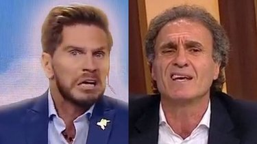 Ruggeri y su ataque de furia contra Vignolo al aire de Fox Sports