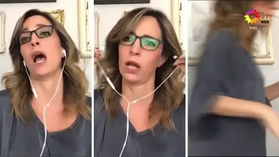 Indignada, Sandra Borghi se levantó y abandonó Nosotros a la mañana Indignada, Sandra Borghi se levantó y abandonó Nosotros a la mañana