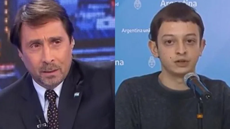 Lucas Grimson le respondió a Eduardo Feinmann y desmintió su fake news
