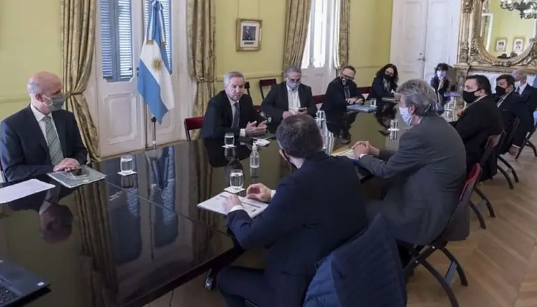 Reunión con el complejo agroexportador.