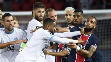 Escandalosa pelea entre PSG y Marsella: se pelearon dos ex Boca