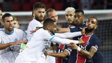 Escandalosa pelea entre PSG y Marsella: se pelearon dos ex Boca