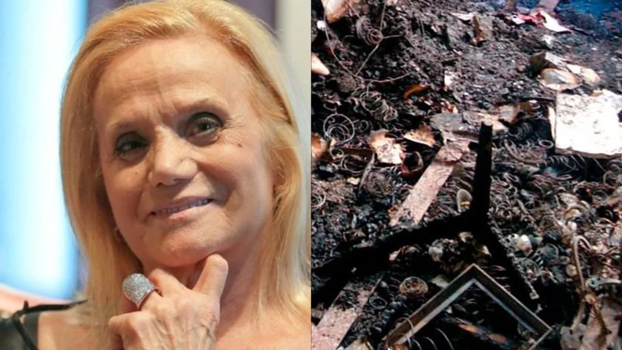 Muerte de Elsa Serrano: las fotos del departamento tras el incendio