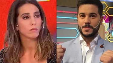 Nicolás Magaldi y una insólita despedida a Cinthia Fernández en vivo