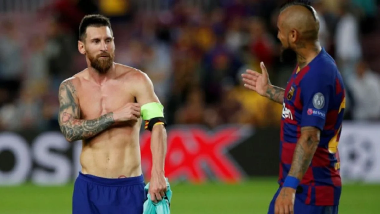 Messi despidió a Arturo Vidal del Barcelona un posteo en el que habló del vestuario del Barcelona