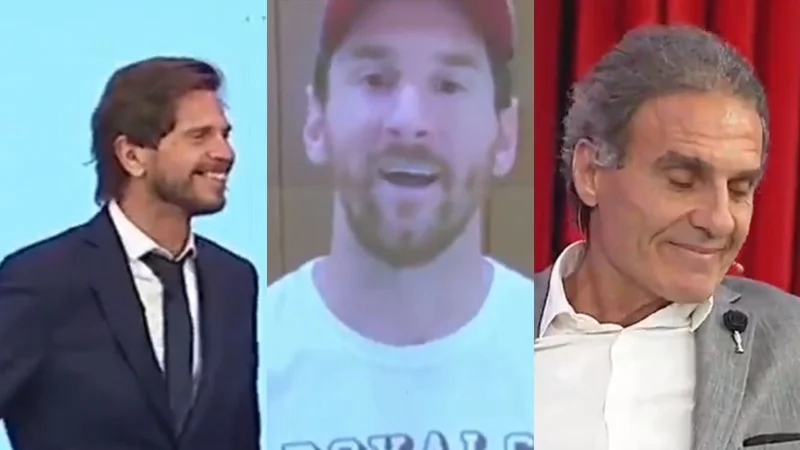 El saludo de Lionel Messi al Pollo Vignolo que indignó a Ruggeri