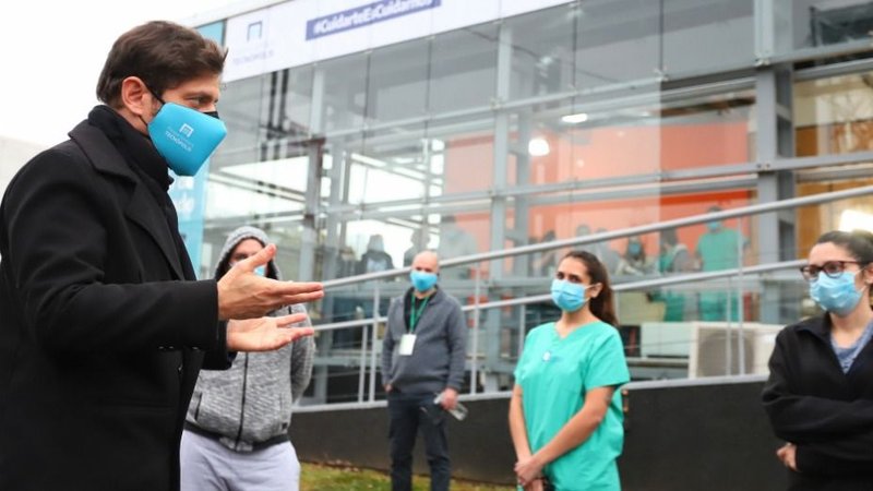 Obras, insumos e inversión: el plan de salud de Axel Kicillof frente al coronavirus en la provincia de Buenos Aires