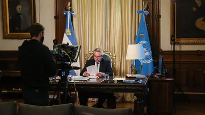 Las claves del primer discurso de Alberto ante la ONU: solidaridad, diálogo y unidad Las claves del primer discurso de Alberto ante la ONU: solidaridad, diálogo y unidad