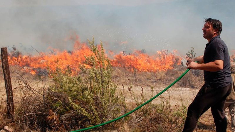 El calvario de Damián De Santo en medio de los incendios en Córdoba