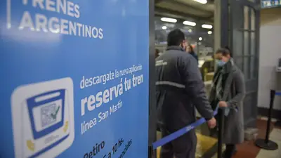 Para viajar en el Tren San Martín habrá que reservar el boleto Para viajar en el Tren San Martín habrá que reservar el boleto