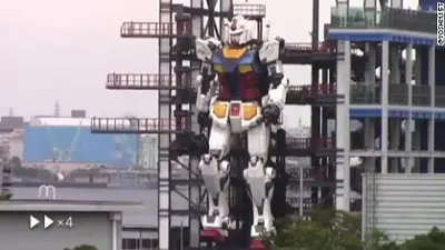 Impresionante video: Japón creó al robot más grande del mundo que ya dio sus primeros pasos Impresionante video: Japón creó al robot más grande del mundo que ya dio sus primeros pasos