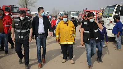 Incendios en Córdoba: el vicegobernador visitó las zonas afectadas Incendios en Córdoba: el vicegobernador visitó las zonas afectadas
