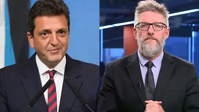 Luis Novaresio quiso arrinconar a Massa por el caso Ameri pero terminó a puro elogio Luis Novaresio quiso arrinconar a Massa por el caso Ameri pero terminó a puro elogio
