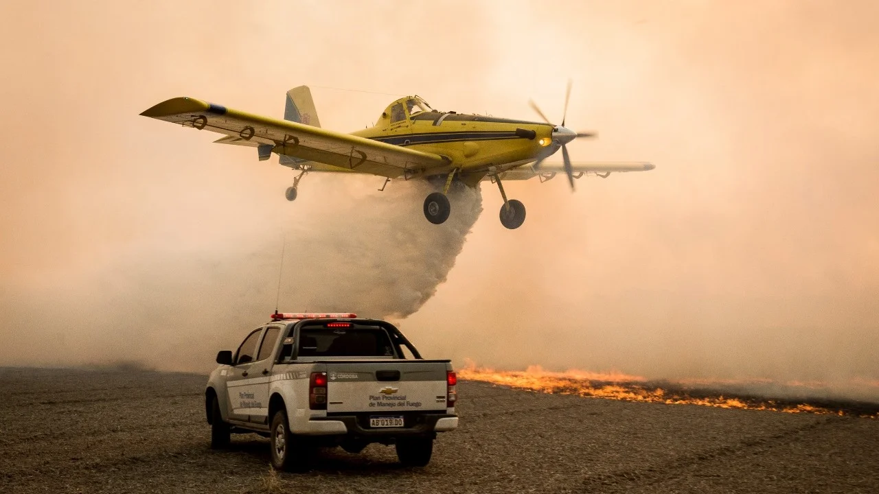 Dos muertos por los incendios en las sierras de Córdoba