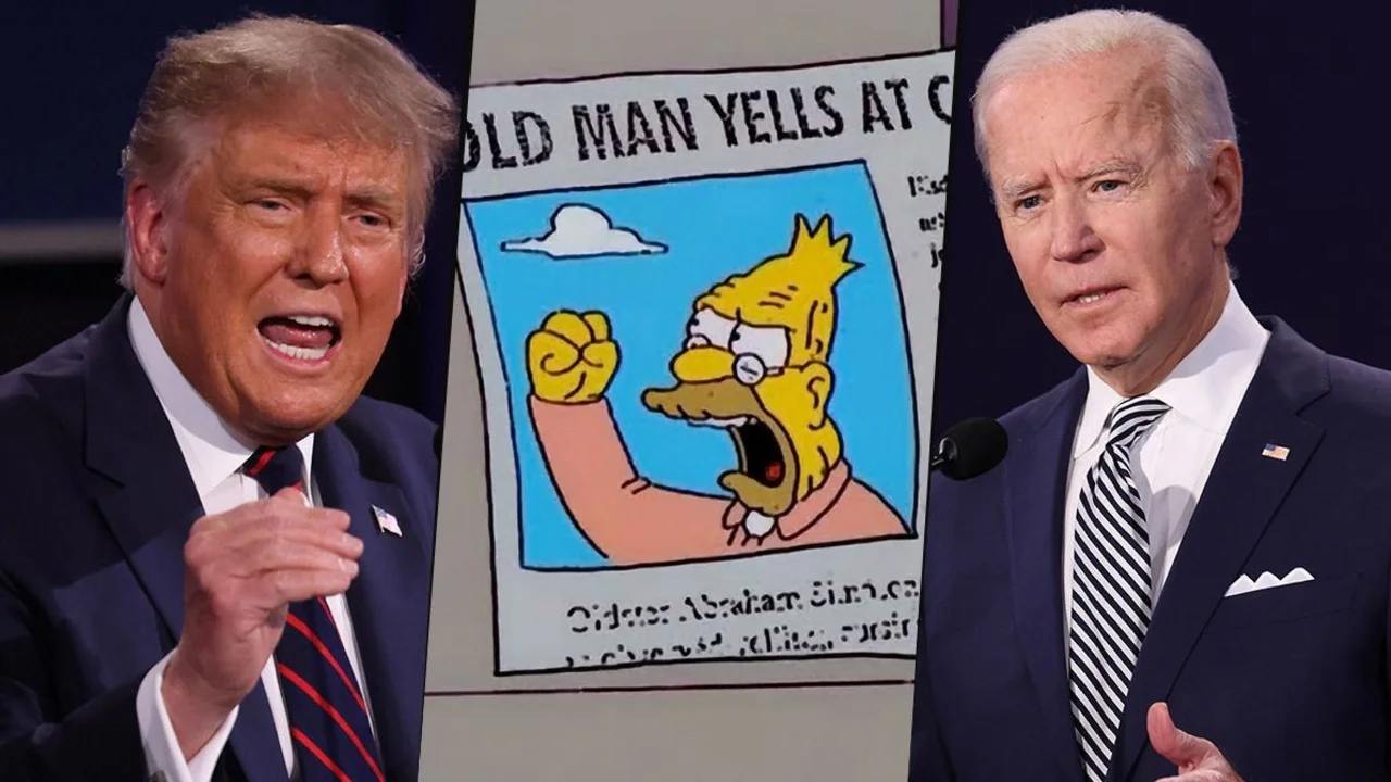 Trump vs. Biden: los mejores memes tras el debate presidencial en Estados Unidos