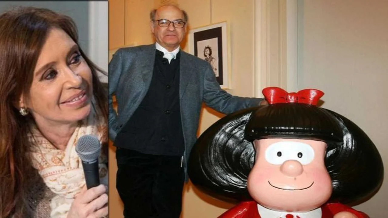 El homenaje de Cristina Kirchner a Quino cuando se cumplieron 50 años de Mafalda