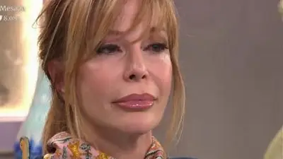 Graciela Alfano llorando. Graciela Alfano llorando.