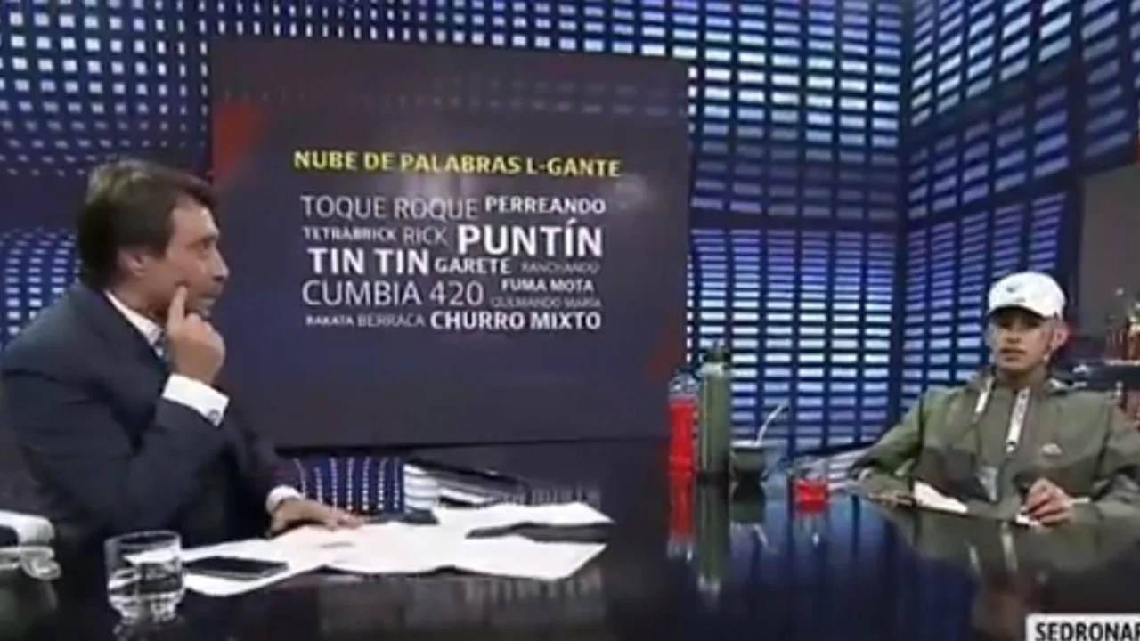 Eduardo Feinmann y L-Gante