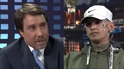 Eduardo Feinmann y L-Gante Eduardo Feinmann y L-Gante