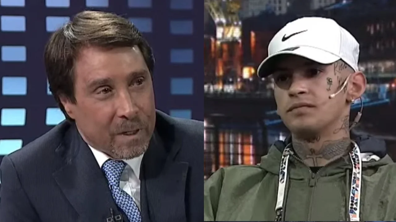 Eduardo Feinmann y L-Gante
