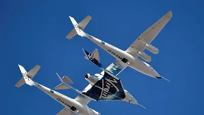 Carrera espacial: suspenden vuelos de Virgin Galactic por un accidente en los vuelos Carrera espacial: suspenden vuelos de Virgin Galactic por un accidente en los vuelos