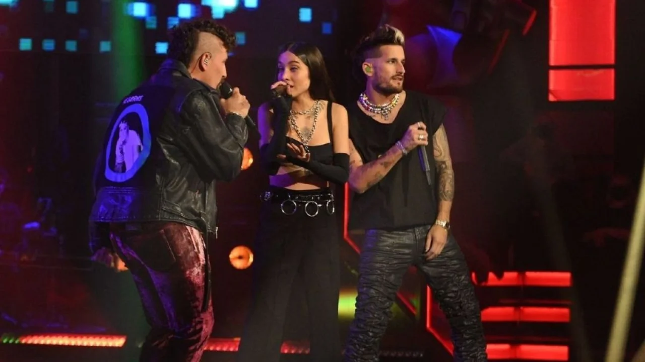 Mau y Ricky y María Becerra en La Voz Argentina.