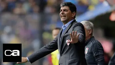 Matías Biscay Marcelo Gallardo River Plate Matías Biscay Marcelo Gallardo River Plate