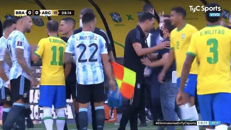 Suspendieron el partido de la Selección Argentina vs. Brasil por las Eliminatorias