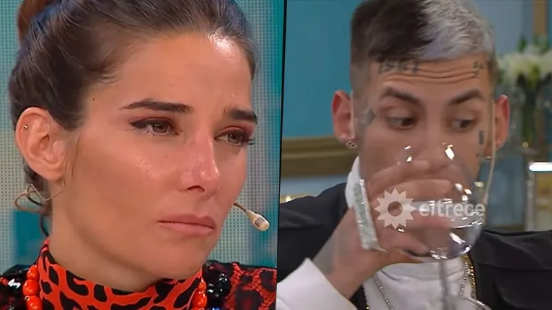 Juana Viale se cruzó con L-Gante en la mesa de Mirtha Legrand y lo invitó a retirarse
