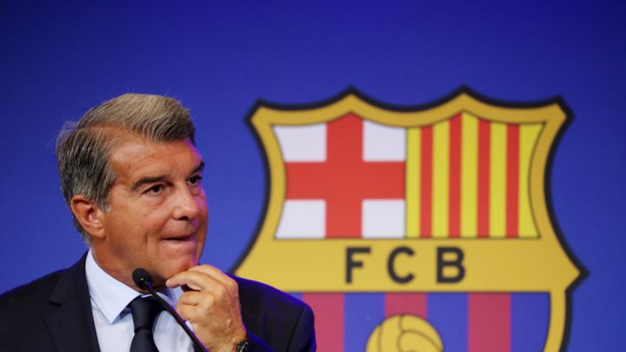 Joan Laporta insiste con la Superliga después de la escandalosa salida de Lionel Messi del Barcelona