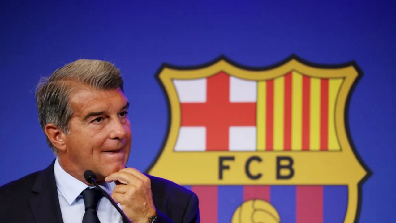 Joan Laporta insiste con la Superliga después de la escandalosa salida de Lionel Messi del Barcelona