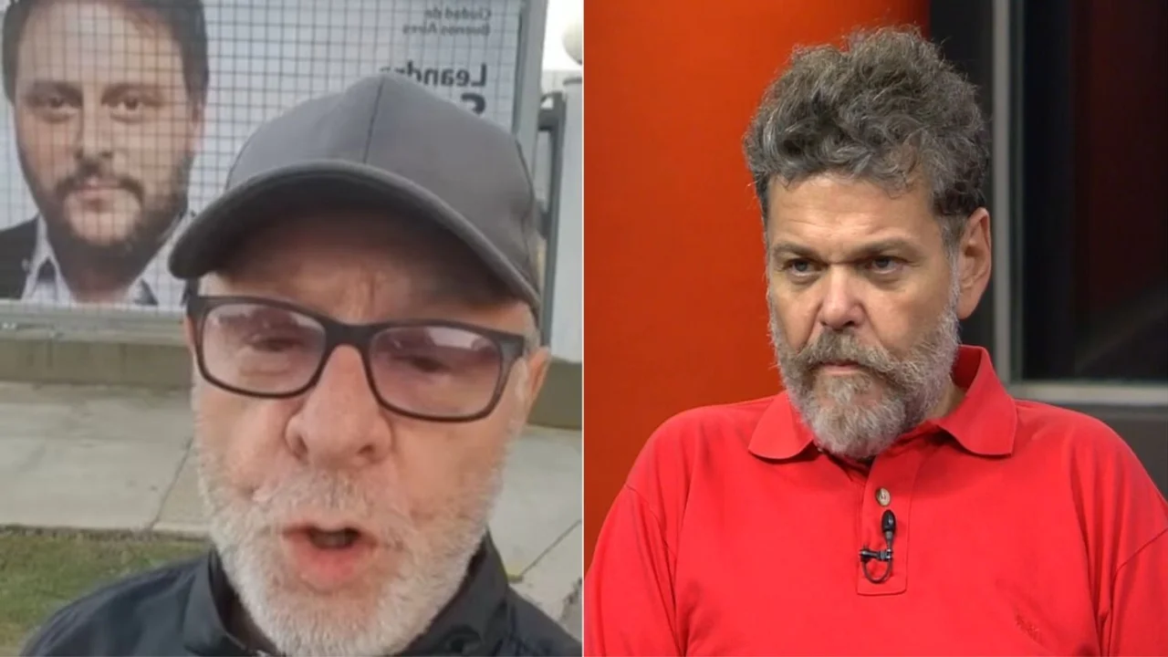 Leandro Santoro, León Gieco, Alfredo Casero, política